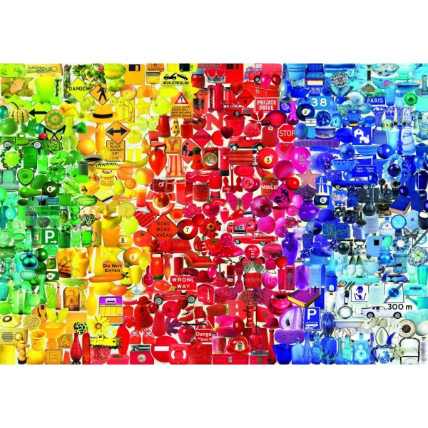 Mnóstwo kolorowych rzeczy (1000el.) - Sklep Art Puzzle